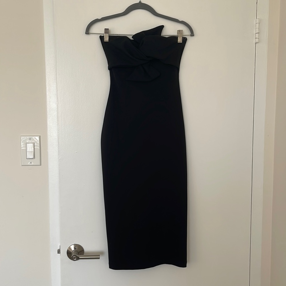 Topshop Formal Black Dress